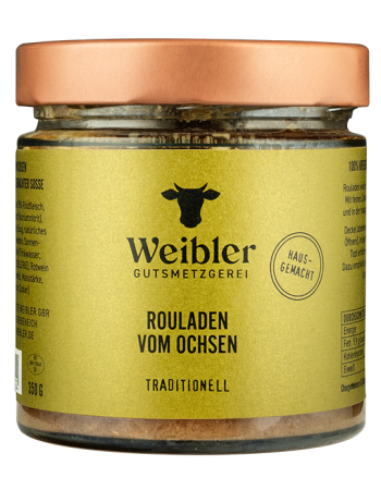 1 große Roulade mit Soße